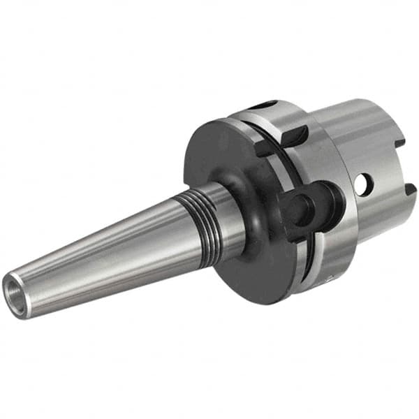 Iscar - 10mm Hole Diam, HSK63A Taper Shank Shrink Fit Tool Holder & Adapter - 76mm Projection, 16mm Nose Diam, 41mm Clamping Depth, 25,000 RPM, Through Coolant - Exact Industrial Supply