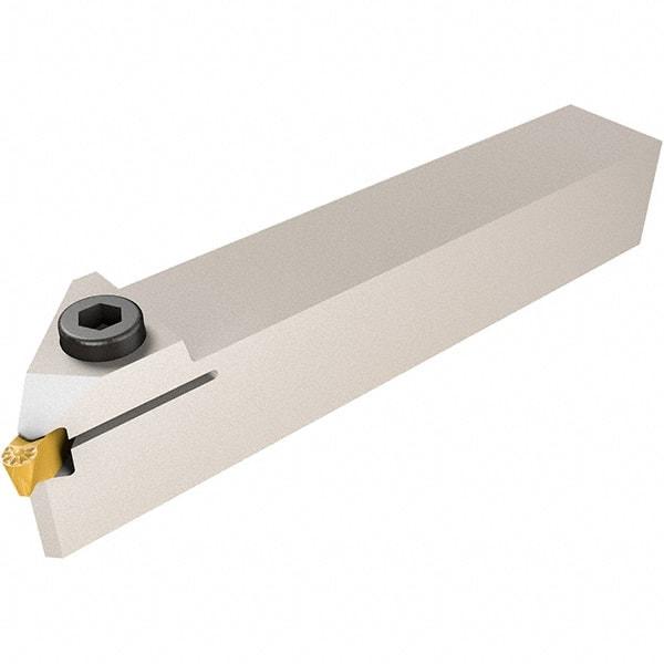Iscar - GHMU, External, Right Hand, 5/32" Max Groove Width, Indexable Grooving Tool Holder - GI.. Insert Compatibility, 1/2" Shank Height, 1/2" Shank Width, 4-1/2" OAL - Benchmark Tooling