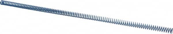 Associated Spring Raymond - 3/8" Hole Diam, 3/16" Rod Diam, 12" Free Length, Blue Die Spring - 36 Lb Max Deflection, 6" Max Deflection, Medium Duty, Chromium Alloy Steel - Benchmark Tooling