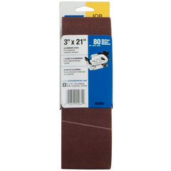 3″ × 21″ Metalite R215 Portable Belt 80 Grit Aluminum Oxide - Benchmark Tooling