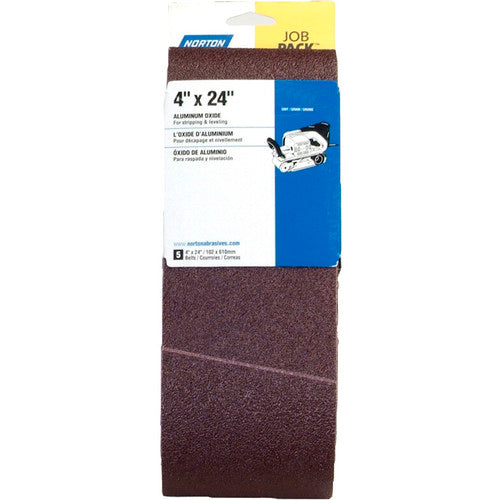 4″ × 24″ Metalite R215 Portable Belt 120 Grit Aluminum Oxide - Benchmark Tooling