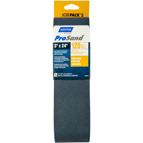 3″ × 21″ 3X High Performance Portable Belt 100 Grit Zirconia Alumina - Benchmark Tooling