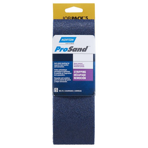3″ × 21″ NorZon R811 Portable Belt 50 Grit Zirconia Alumina - Benchmark Tooling