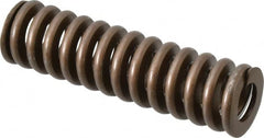 Associated Spring Raymond - 1-1/4" Hole Diam, 5/8" Rod Diam, 4-1/2" Free Length, Gold Die Spring - 788.4 Lb Max Deflection, 1.35" Max Deflection, Heavy Duty, Chromium Alloy Steel - Benchmark Tooling