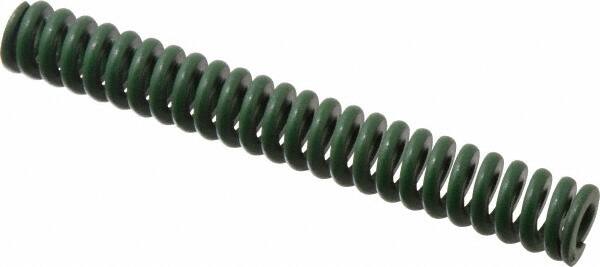 Associated Spring Raymond - 3/4" Hole Diam, 3/8" Rod Diam, 5-1/2" Free Length, Green Die Spring - 295.6 Lb Max Deflection, 1.38" Max Deflection, Extra Heavy Duty, Chromium Alloy Steel - Benchmark Tooling