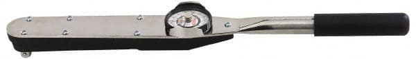 Proto - 1/2" Drive Dial Torque Wrench - 250 N/m Torque, 21-1/2" OAL, 5 N/m Graduation, Fixed Head - Benchmark Tooling