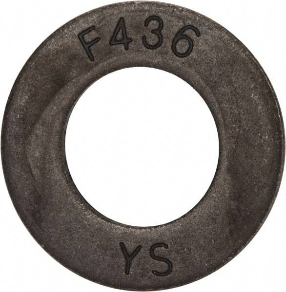Value Collection - 7/8" Screw, Grade SAE 1035-1050 Steel Structural Flat Washer - 15/16" ID x 1-3/4" OD, Plain Finish - Benchmark Tooling