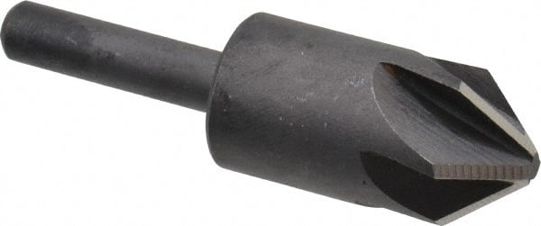 Keo - 5/8" Head Diam, 1/4" Shank Diam, 6 Flute 82° High Speed Steel Countersink - Benchmark Tooling