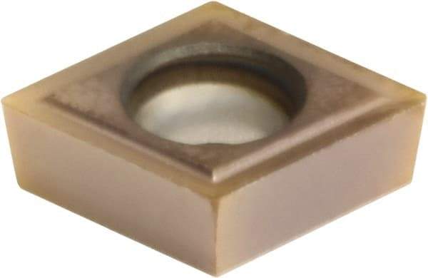 Sumitomo - CCGT32.5.001 EFM Grade AC530U Carbide Turning Insert - TiAlN/AlCrN Finish, 80° Diamond, 3/8" Inscr Circle, 5/32" Thick, 0.0039" Corner Radius - Benchmark Tooling