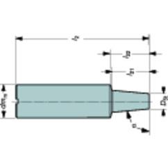 AE12-A16-CE-065 Milling Cutters With Exchangeable Solid Cutting Head - Benchmark Tooling