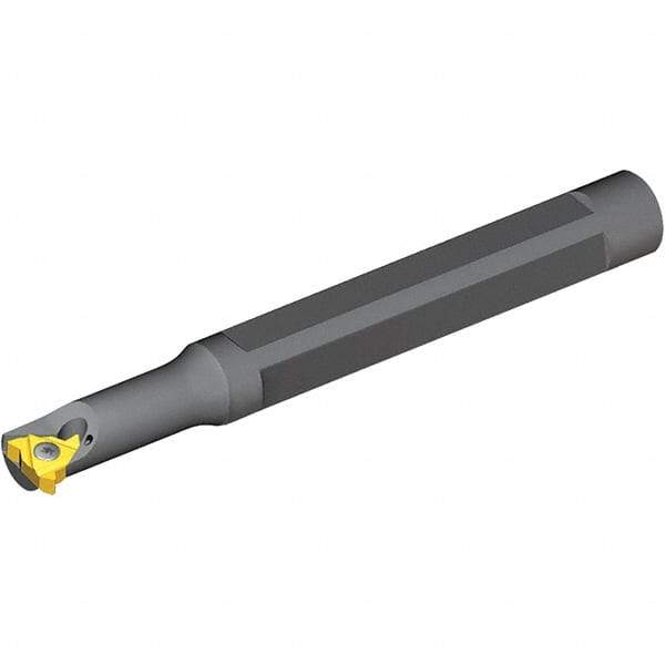 Vargus - Internal Thread, Right Hand Cut, 6mm Shank Width x 5.2mm Shank Height Indexable Threading Toolholder - 100mm OAL, 4.0KIR Insert Compatibility, SNVR Toolholder, Series Mini 3 - Benchmark Tooling