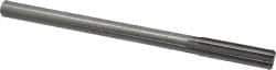 Made in USA - 0.6255" High Speed Steel 8 Flute Chucking Reamer - Straight Flute, 0.5615" Straight Shank, 2-1/4" Flute Length, 9" OAL - Benchmark Tooling