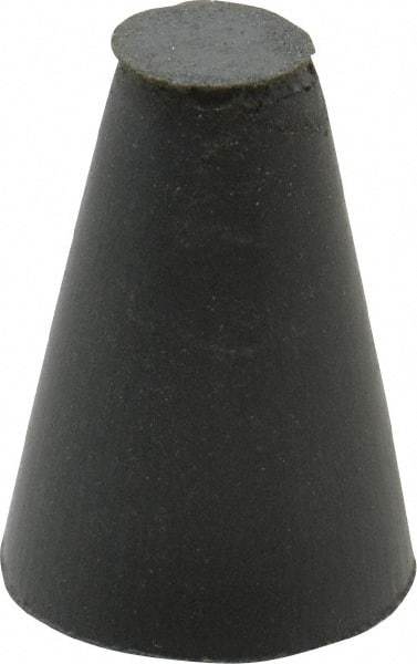 Cratex - 5/8" Max Diam x 1" Long, Taper, Rubberized Point - Very Fine Grade, Silicon Carbide, 1/4" Arbor Hole, Unmounted - Benchmark Tooling