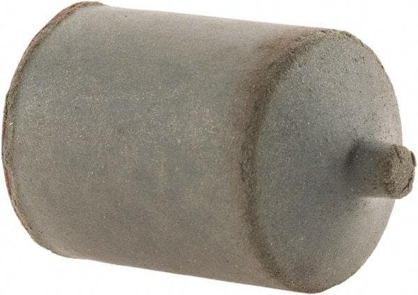 Cratex - 7/8" Max Diam x 1-1/4" Long, Cone, Rubberized Point - Very Fine Grade, Silicon Carbide, 1/4" Arbor Hole, Unmounted - Benchmark Tooling