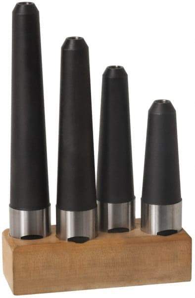 Made in USA - 1-1/4" Shank Diam Straight Shank with Weldon Flat 3/8" Hole End Mill Holder/Adapter - 6" Projection - Exact Industrial Supply