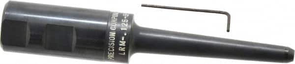 Made in USA - 1" Shank Diam Straight Shank with Weldon Flat 1/8" Hole End Mill Holder/Adapter - 3" Projection - Exact Industrial Supply