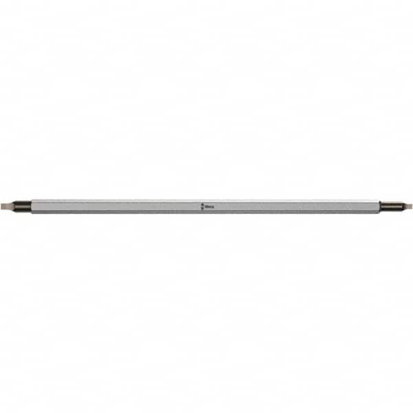 Wera - #1 & #2 Point, 7" Blade Length Square Recess Screwdriver - 262mm OAL - Benchmark Tooling