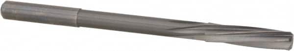 Magafor - 8.001mm Solid Carbide 6 Flute Chucking Reamer - Spiral Flute, 0.315" Straight Shank, 1-19/64" Flute Length, 4-5/8" OAL - Benchmark Tooling