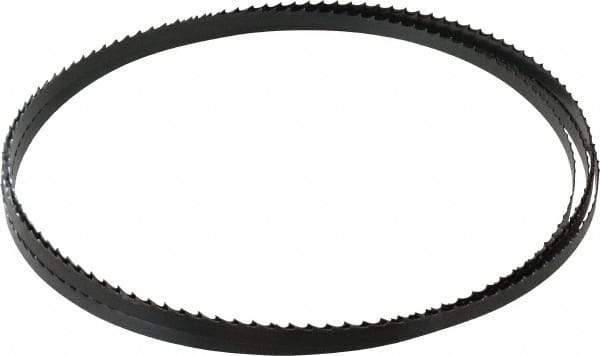 Starrett - 4 TPI, 11' 9" Long x 3/8" Wide x 0.025" Thick, Welded Band Saw Blade - Carbon Steel, Toothed Edge, Raker Tooth Set, Flexible Back, Contour Cutting - Benchmark Tooling