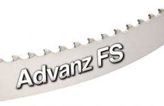 Starrett - 3 TPI, 18' 6" Long x 3/4" Wide x 0.035" Thick, Welded Band Saw Blade - Carbide-Tipped, Carbide Tipped, Toothed Edge, Raker Tooth Set - Benchmark Tooling