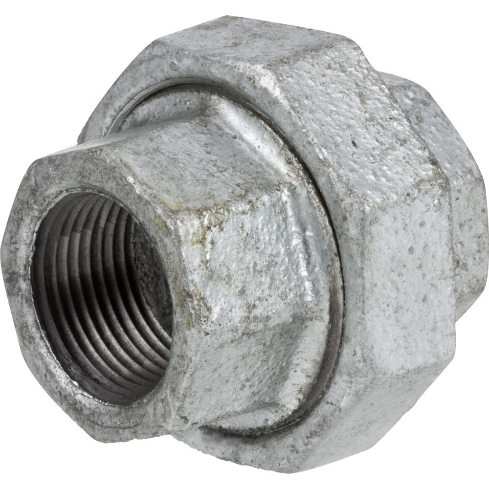 Galvanized Pipe Fittings; Material: Galvanized Malleable Iron; Fitting Shape: Straight; Thread Standard: NPT; End Connection: Threaded; Class: 300; Lead Free: Yes; Standards: FM ™Approved; ™ASTM ™A197; ™ASTM ™A153; ™ASME ™B1.20.1; ™ASME ™B16.39; ™UL