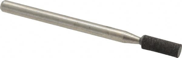 Cratex - 1/8" Max Diam x 3/8" Thick, Shape Code W145, Rubberized Point - Medium Grade, Aluminum Oxide - Benchmark Tooling