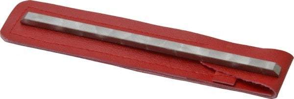 Made in USA - Extra Fine & Super Fine, 1-1/2" Length of Cut, Double End Diamond Hone - 320 & 400 Grit, 1/4" Wide x 3/16" High x 6" OAL - Benchmark Tooling