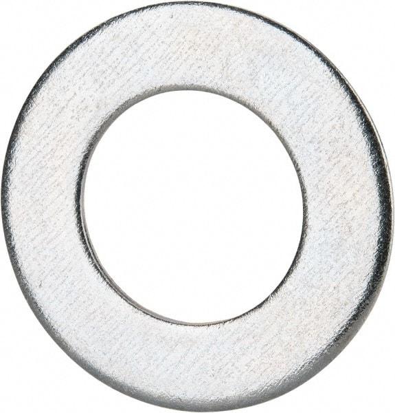 Value Collection - M36 Screw, Grade 8 Steel Standard Flat Washer - 37mm ID x 66mm OD, 5mm Thick, Zinc-Plated Finish - Benchmark Tooling