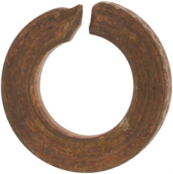 Value Collection - #2, 0.088" ID, 0.02" Thick Split Lock Washer - Silicon Bronze, Uncoated, 0.088" Min ID, 0.094" Max ID, 0.293" Max OD - Benchmark Tooling