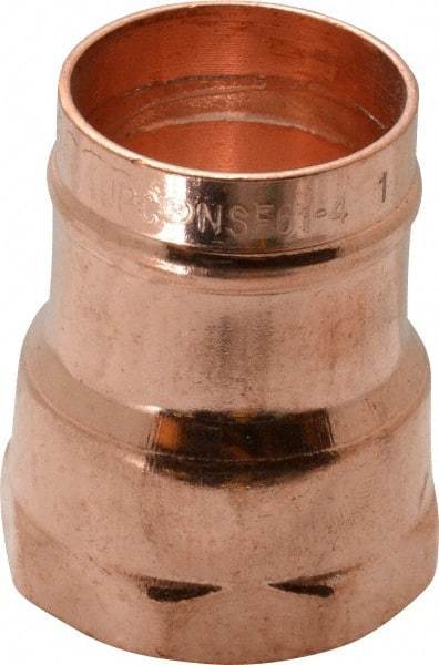 B&K Mueller - 1" Copper Pipe Female Adapter - C x F, Presoldered - Benchmark Tooling