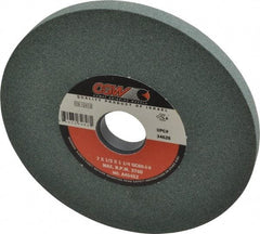 Camel Grinding Wheels - 7" Diam x 1-1/4" Hole x 1/2" Thick, I Hardness, 80 Grit Surface Grinding Wheel - Silicon Carbide, Type 1, Medium Grade, 3,760 Max RPM, Vitrified Bond, No Recess - Benchmark Tooling