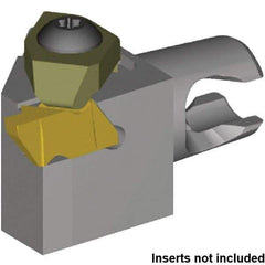 Kennametal - NG2R Insert, 20mm Head Length, Modular Grooving Cutting Unit Head - Right Hand Cut, System Size KM12, Series Micro Top Notch - Benchmark Tooling