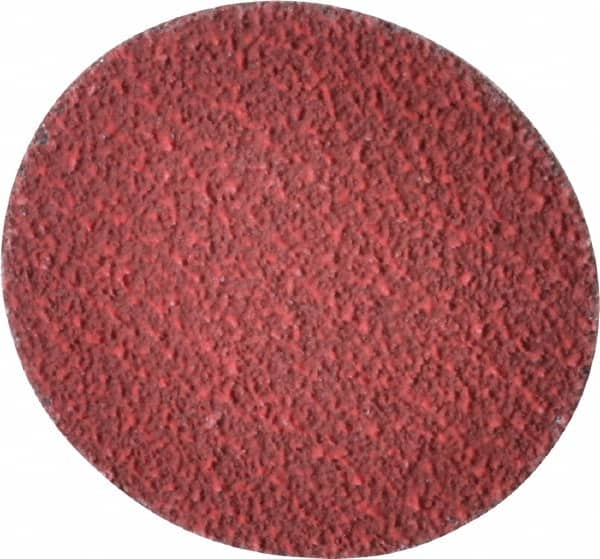 Norton - 2" Disc Diam, 60 Grit, Ceramic Alumina Quick Change Disc - Type R Attaching System, Coated, Red, Medium Grade, 25,000 RPM, R981 Series - Benchmark Tooling