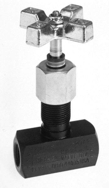Parker - 8 GPM 3/8 Inlet Steel Hydraulic Control Valve - 3/8-18 Thread - Benchmark Tooling