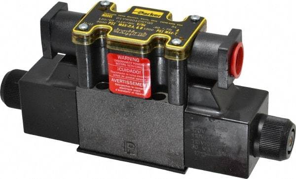 Parker - 22 GPM Nitrile Hydraulic Control Valve - 1.81" Wide x 8.3" Long - Benchmark Tooling