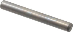 Value Collection - 1/8" Diam x 1" Pin Length Alloy Steel Oversized Dowel Pin - C 50-58 Hardness, 3,200 Lb Breaking Strength, 1 Beveled & 1 Rounded End - Benchmark Tooling