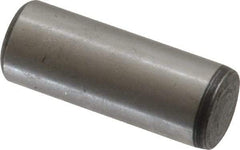 Value Collection - 3/8" Diam x 1" Pin Length Alloy Steel Oversized Dowel Pin - C 50-58 Hardness, 28,700 Lb Breaking Strength, 1 Beveled & 1 Rounded End - Benchmark Tooling