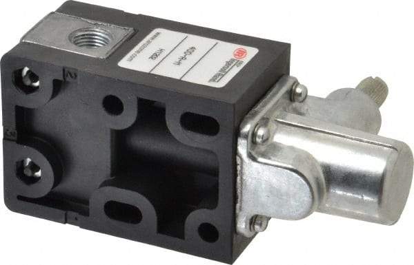 ARO/Ingersoll-Rand - 0.195 CV Rate & 7.5 CFM 3 Way Air Valve - One-Way Clockwise, Spring Return, 150 Max psi - Benchmark Tooling