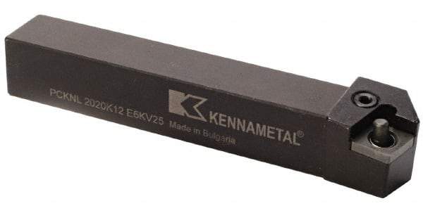 Kennametal - PCKN, Left Hand Cut, 15° Lead Angle, 32mm Shank Height x 25mm Shank Width, Negative Rake Indexable Turning Toolholder - 170mm OAL, CN..1204.. Insert Compatibility, Series Kenlever - Benchmark Tooling