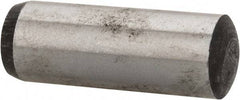 Value Collection - 12mm Diam x 35mm Pin Length Alloy Steel Standard Dowel Pin - C 58-62 Hardness, 53,400 Lb Breaking Strength, 1 Rounded End - Benchmark Tooling
