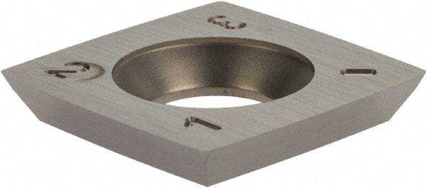 Onsrud - VPGT160412 Carbide Milling Insert - Uncoated, 1/4" Thick, 1/2" Inscribed Circle - Benchmark Tooling