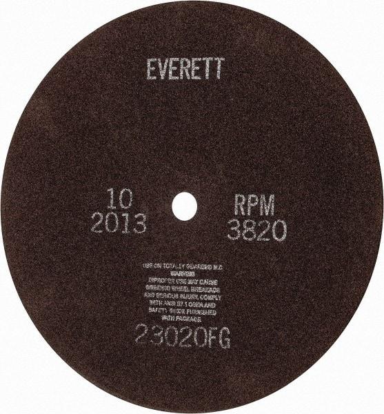 Everett - 16" Aluminum Oxide Cutoff Wheel - 5/32" Thick, 1" Arbor, Use with Gas Powered Saws - Benchmark Tooling