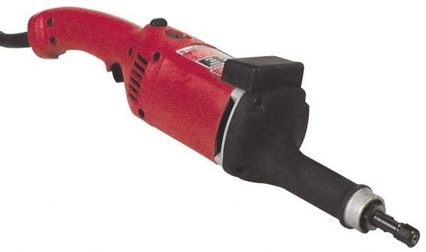 Milwaukee Tool - 1/4 Inch Collet, 14,500 RPM, Straight, Electric Die Grinder - 120 Volt, 11 Amp, 9 Ft. Long Cord - Benchmark Tooling