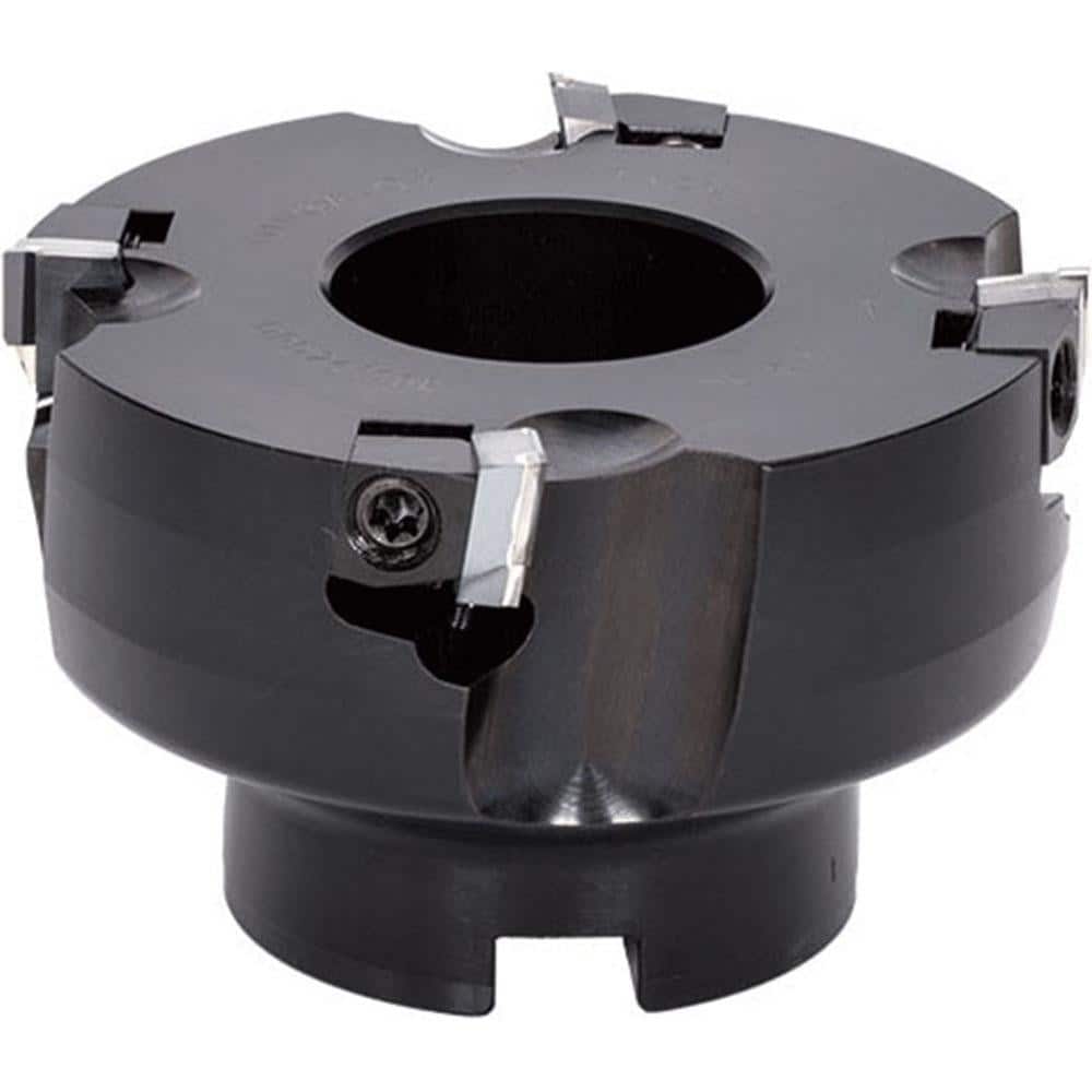 Indexable Square-Shoulder Face Mill: DPD24125R, 38.1000″ Arbor Hole Dia, Uses 6, YDEN Inserts, No, Series DPD