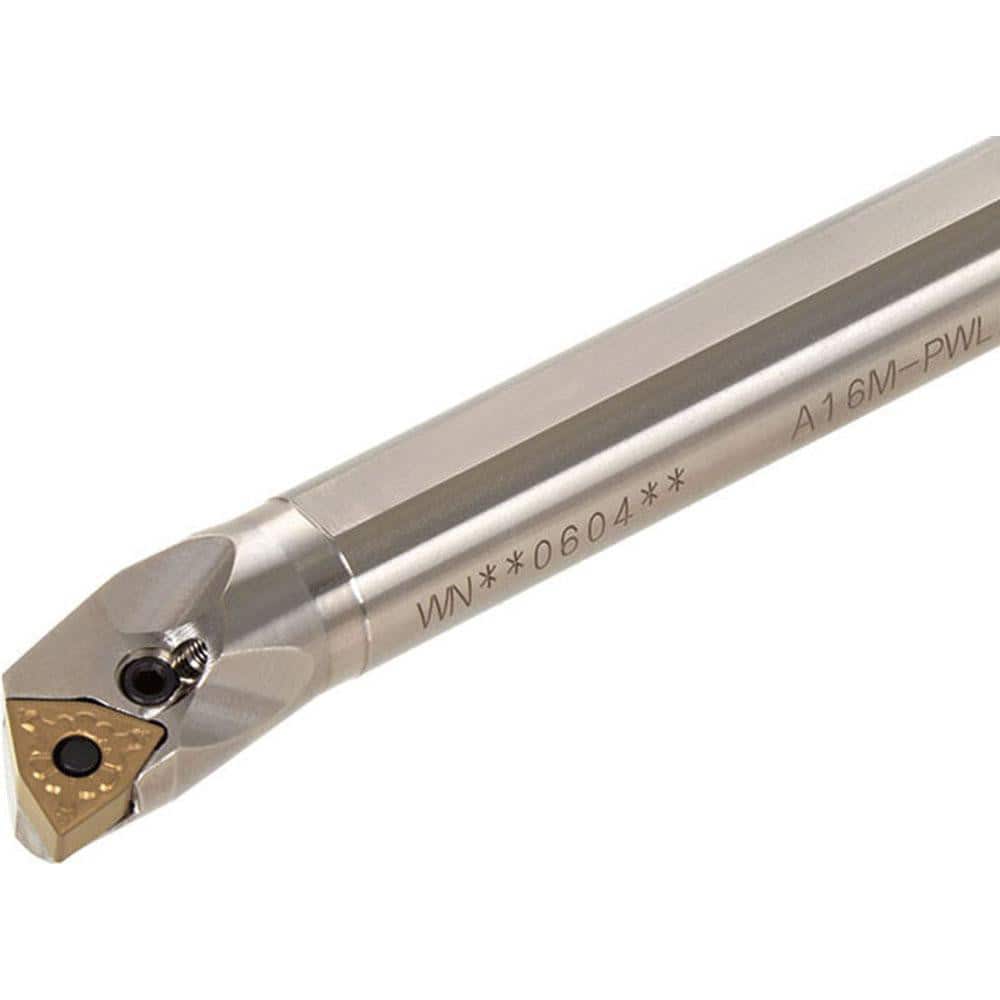 Indexable Boring Bar: A16M-PWLNR0604-D200, 20.00 mm Min Bore, 16.00 mm Shank Dia, 95.00° N/A Steel 150.0000″ OAL, Lever,