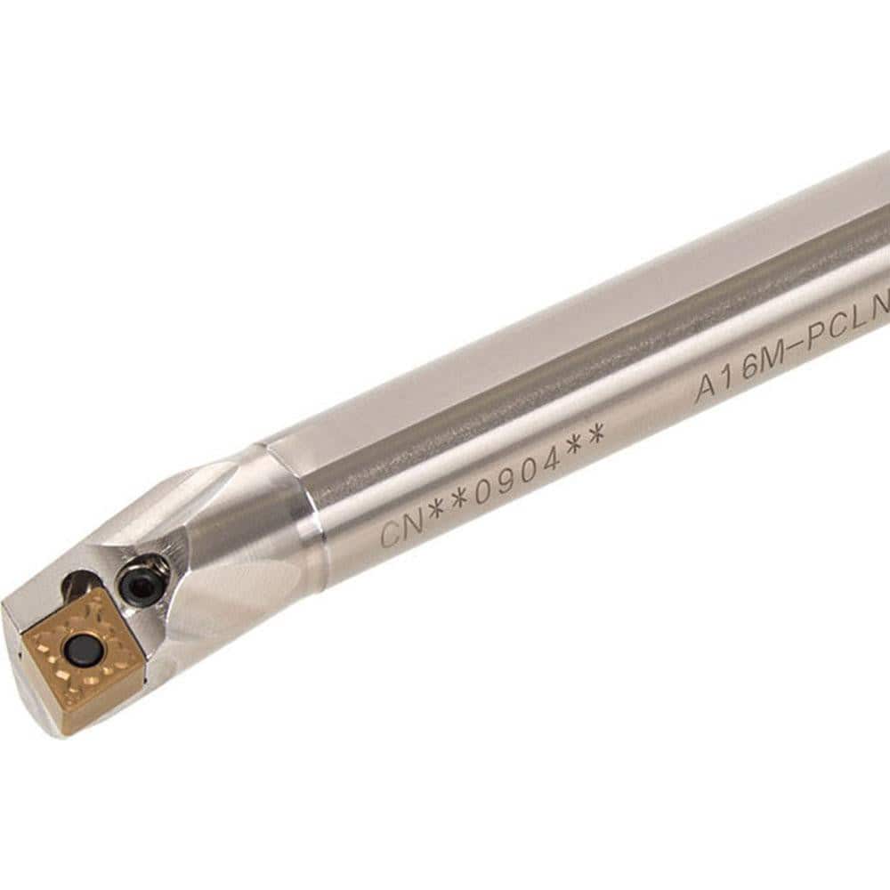 Indexable Boring Bar: A16M-PCLNR0904-D200, 20.00 mm Min Bore, 16.00 mm Shank Dia, 95.00° N/A Steel 150.0000″ OAL, Lever,