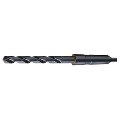 1-17/32 RHS / RHC HSS 118 Degree Radial Point General Purpose Taper Shank Drill - Steam Oxide - Exact Industrial Supply