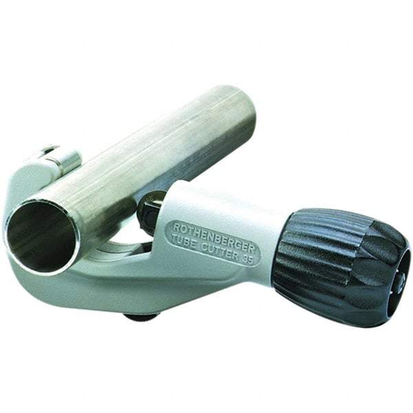 Rothenberger - 1/4" to 1-3/8" Pipe Capacity, Tube Cutter - Cuts Stainless Steel, 6" OAL - Benchmark Tooling