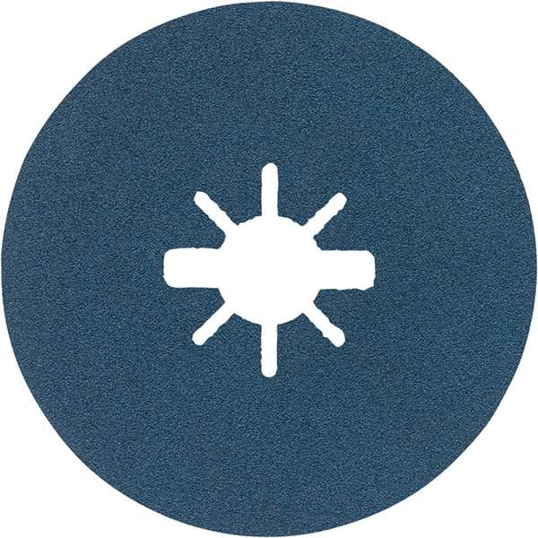 Bosch - Fiber Discs Disc Diameter (Inch): 4-1/2 Abrasive Material: Zirconia Alumina - Benchmark Tooling