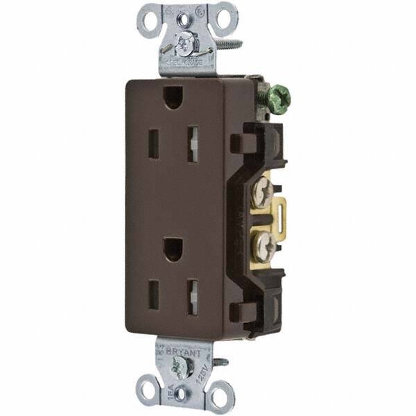 Bryant Electric - Straight Blade Receptacles Receptacle Type: Duplex Receptacle Grade: Commercial - Benchmark Tooling